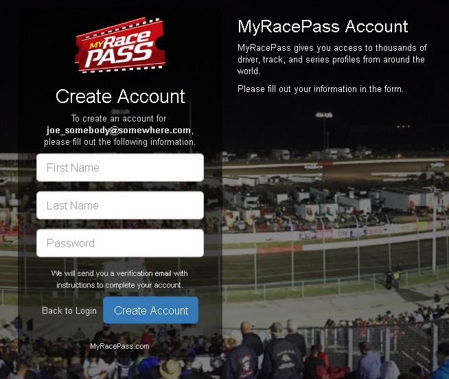 Create Account