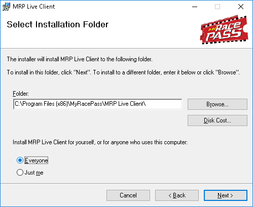 Installation Folder