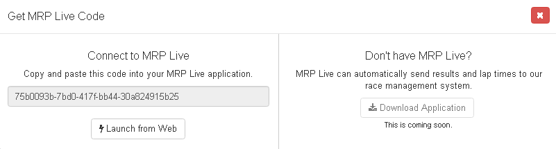 Get MRP Live Code