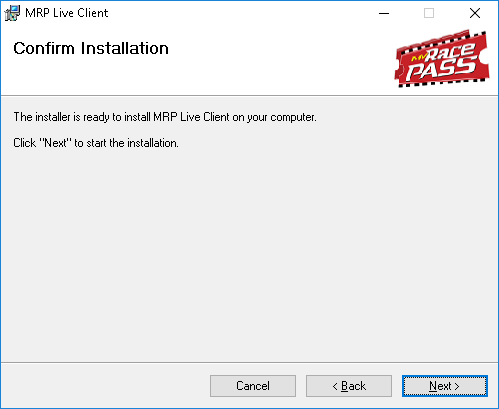 Confirm Installation